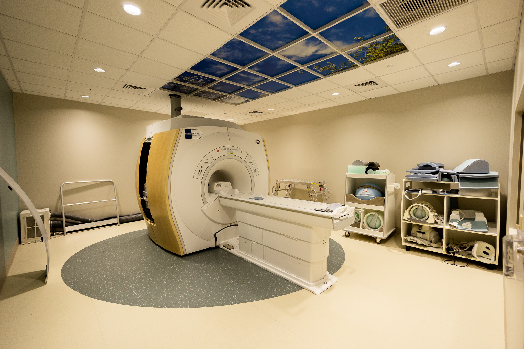 MRI machine in imaging room